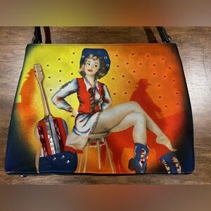 Beaded Cowgirl Pin-up Handbag Retro Western
